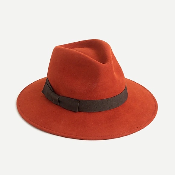 J. Crew Accessories - Western hat with grosgrain trim in Dark Twig